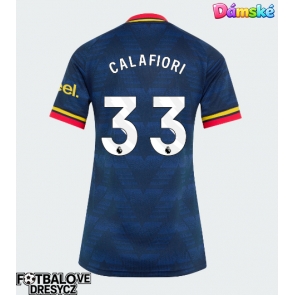 Arsenal Riccardo Calafiori #33 Dámské Venkovní Dres 2026-27 Krátký Rukáv Arsenal Riccardo Calafiori #33 Dámské Venkovní Dres 2026-27 Krátký Rukáv